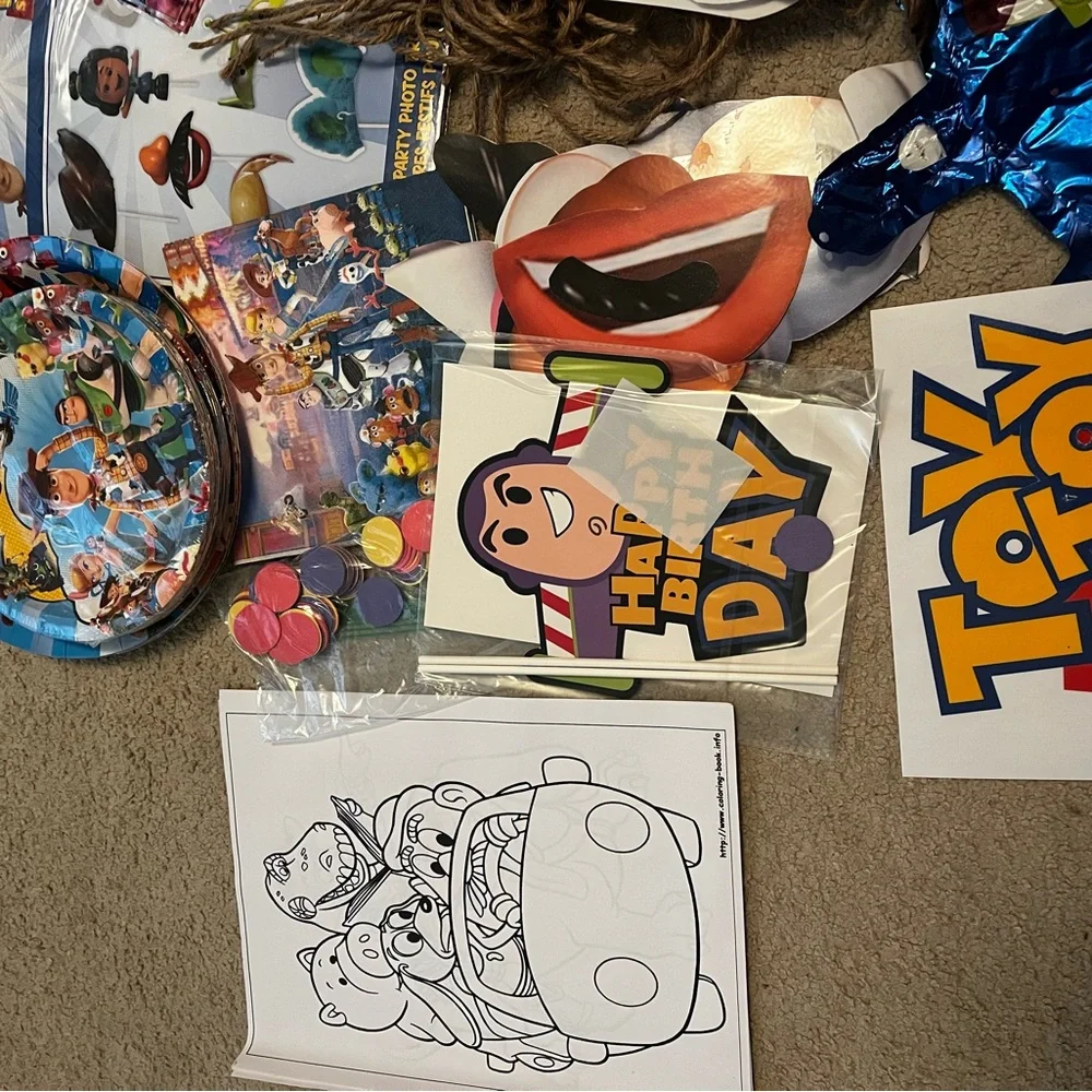 Toy Story birthday party in a box